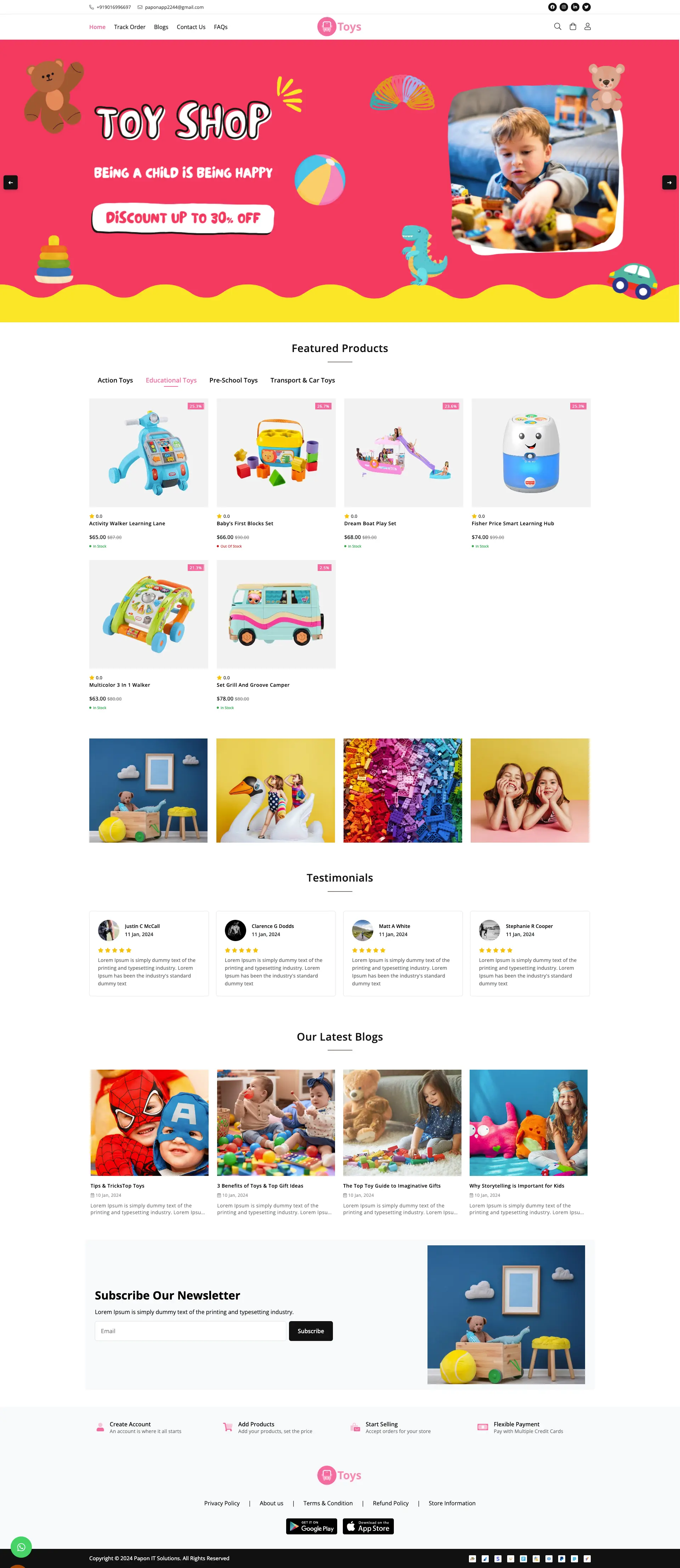 Kids Store Theme